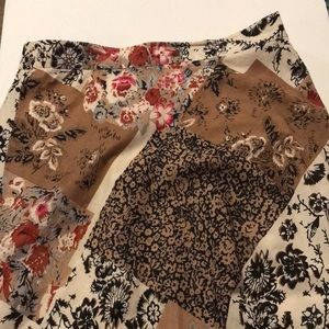 Sahalie Lined Skirt - Floral - size M